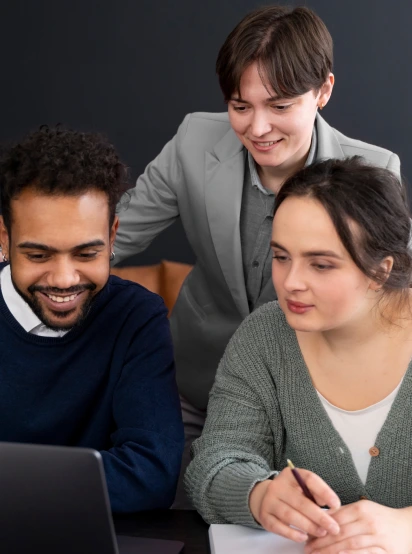 Professional person working on technology solutions